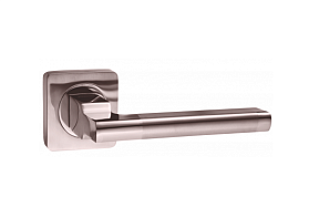 Межкомнатная дверная ручка Renz  Рим 53-02 SN/NP,  никель матовый/никель блестящий